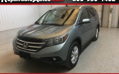 Photo of a 2012 Honda CR-V EX-L 4WD Repairable Hail Damage for sale