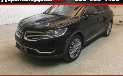 Photo of a 2016 Lincoln MKX Reserve AWD Repairable Hail Damage for sale