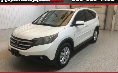 Photo of a 2013 Honda CR-V EX-L 4WD Repairable Hail Damage for sale