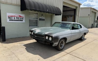 1970 Chevrolet Chevelle SS Project Car, One Owner, Matching Numbers, Original Documentation