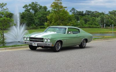 1970 Chevrolet Chevelle SS Restored, Build Sheet, CTX 396, 4 Speed, AC
