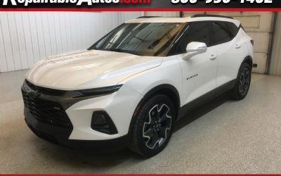 Photo of a 2021 Chevrolet Blazer RS AWD Repairable Hail Damage for sale