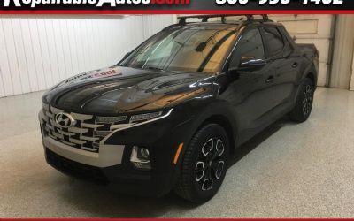 Photo of a 2022 Hyundai Santa Cruz SEL AWD Repairable Hail Damage for sale