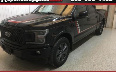 Photo of a 2018 Ford F-150 Lariat Sport Supercrew 4WD Repairable Roof Damage for sale