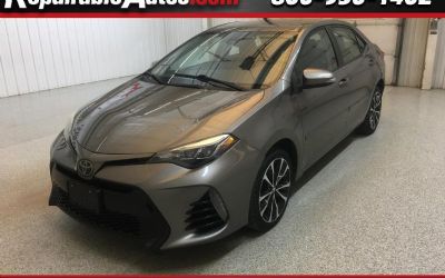 Photo of a 2018 Toyota Corolla SE Repairable Hail Damage for sale