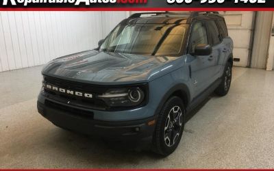 Photo of a 2021 Ford Bronco Sport Outer Banks 4WD Repairable Hail Damage for sale