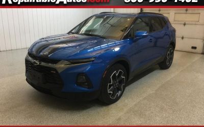 Photo of a 2021 Chevrolet Blazer RS AWD Repairable Hail Damage for sale
