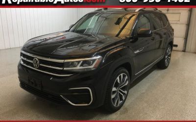 Photo of a 2021 Volkswagen Atlas V6 SEL R-LINE AWD Repairable Hail Damage for sale