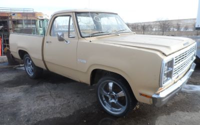 1979 Dodge D100 1/2 Ton Short Box, 2 Wheel Drive