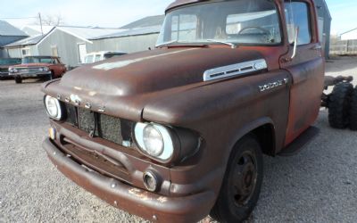 1958 Dodge L6 1 Ton- D300 Cab And Chassis