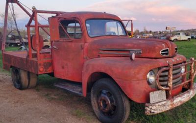 1949 Ford F-4 BED Fitted W/GIN Poles & Heavy Duty Winch
