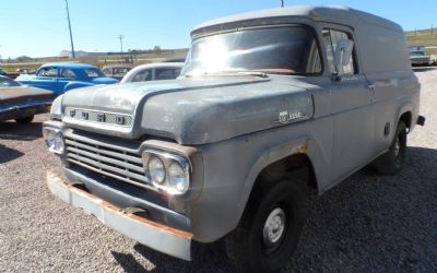 1959 Ford Rare! F100 Panel Truck Panel Truck 1/2 Ton