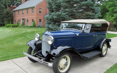 1932 Ford Model 18 V-8 Deluxe Phaeton Convertible