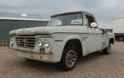 1961 Dodge Pickup Short Box 2 Wheel Drive
