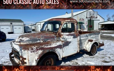 1951 Dodge B3B Short Bed 5 Window