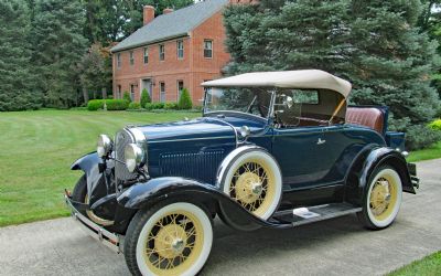 1930 Ford Model A Deluxe Roadster Convertible With Rumble Seat