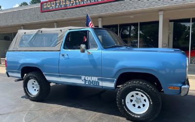 1977 Dodge Ramcharger 2 Dr. 4X4 SUV