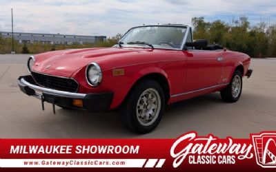 1983 Fiat 124 Spider Pininfarina Azzurra 1983 Fiat 124 Spider Pininfarina Azzurra 2000