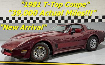 1981 Chevrolet Corvette T-Top