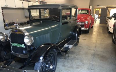 1928 Ford Model A Tudor Restored Paint & Interior