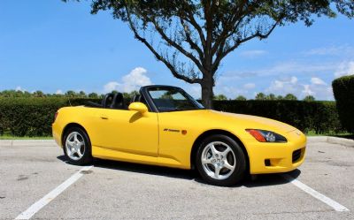 2001 Honda S2000 2DR Conv 
