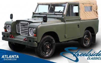1973 Land Rover Series III Belgian Military RA 1973 Land Rover Series III Belgian Military Ragtop