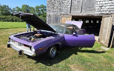 1974 Plymouth Cuda 318 Matching # With Broadcast Sheet And Fender TAG