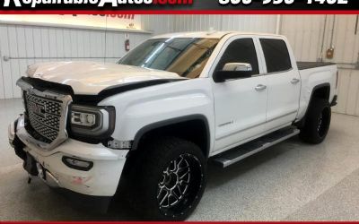 2017 GMC Sierra 1500 Denali Crew Cab Repairable Front Damage