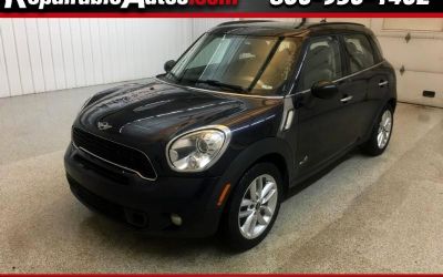 2013 Mini Countryman S AWD Repairable Hail Damage