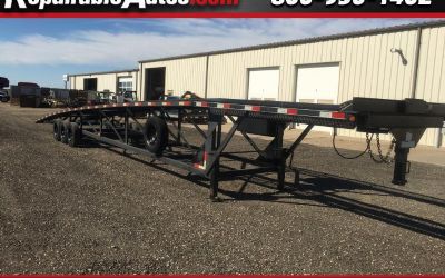 2019 Kaufman Gooseneck Trailer 50FT 3-CAR Trailer- Like New