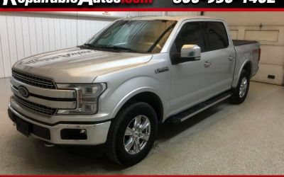 2018 Ford F-150 Lariat Supercrew 4WD Repairable Hail Damage