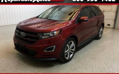 2017 Ford Edge Sport AWD Repairable Hail Damage